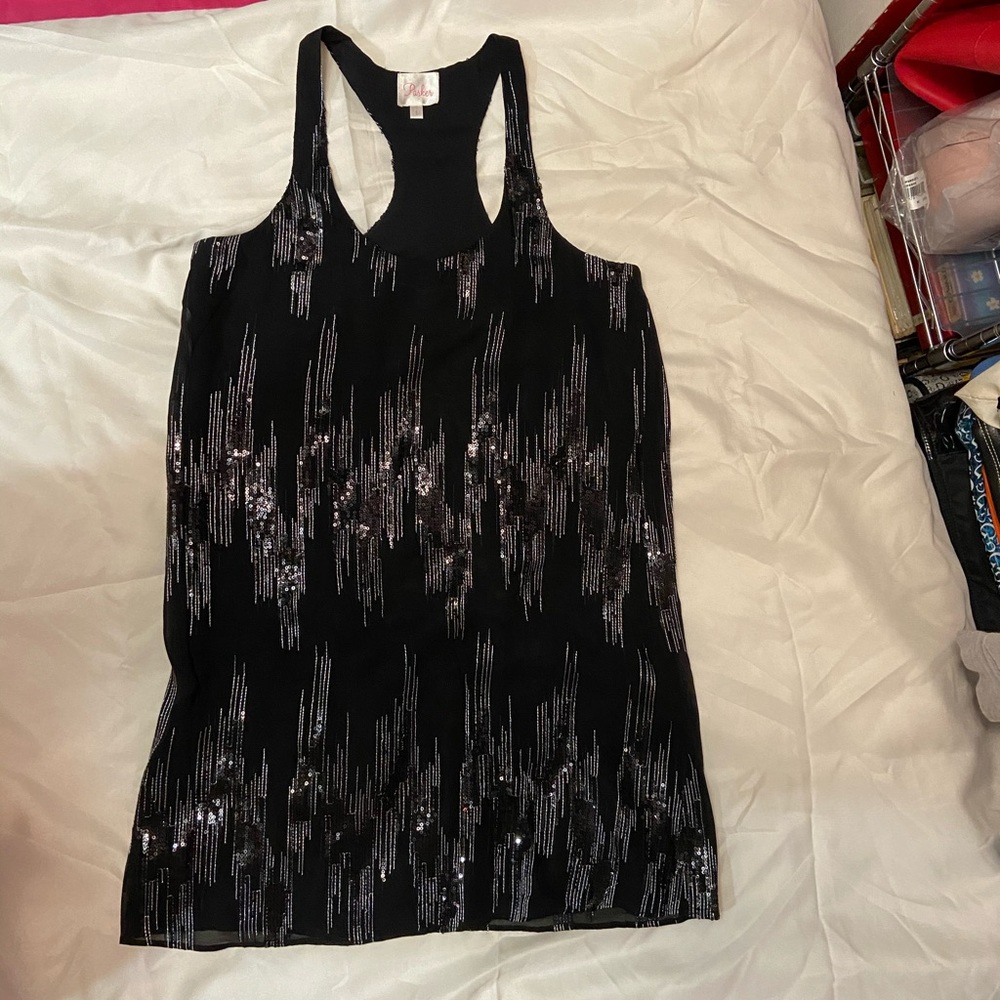 Parker sleeveless long top